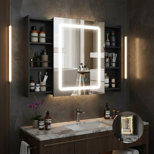 Bad spiegelschrank mit led - bad,