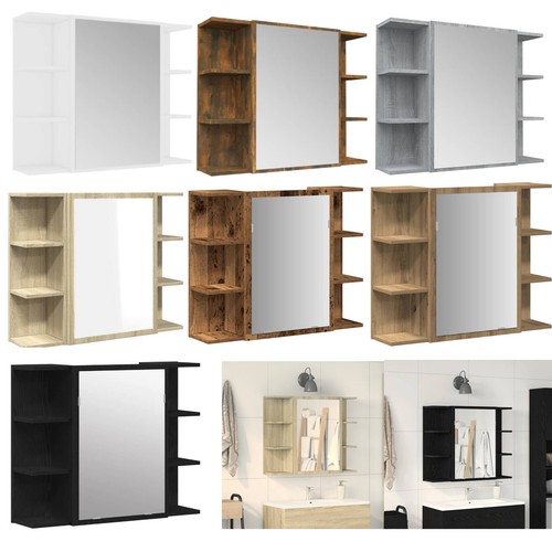 Spiegelschrank mit regalen - spiegelschrank,