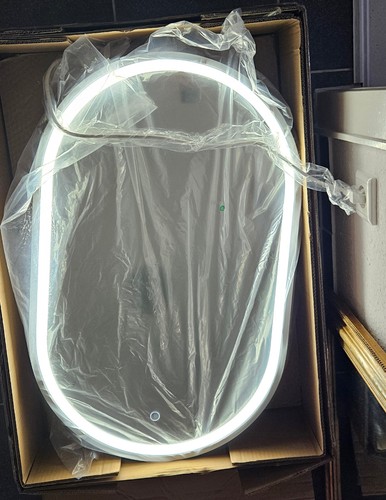 Spiegelschrank oval 50x80cm