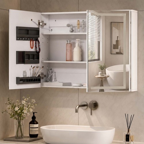 Led spiegelschrank bad - bad, 80x60cm