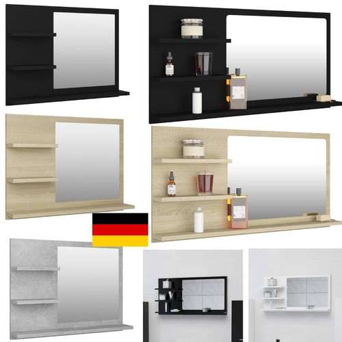 Spiegelschrank eiche anthrazit - spiegelschrank,