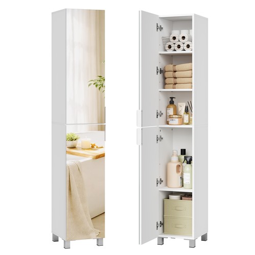 Eugad badezimmerschrank schmal - badezimmerschrank,